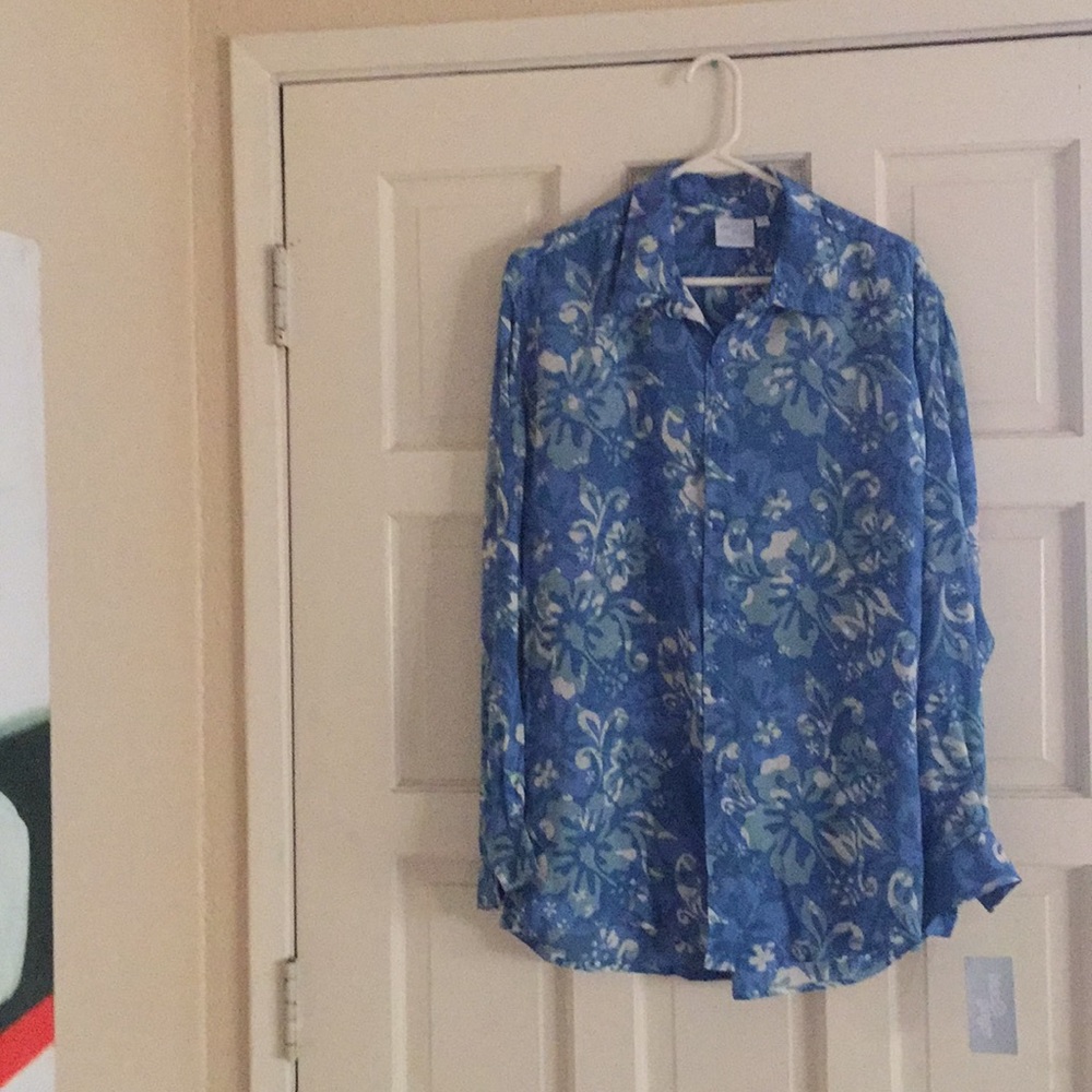 blue ginger long sleeve shirt